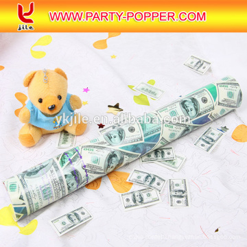 2016 Popular Latest Party Poppers With Dollar Confetti